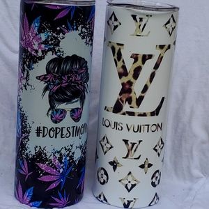 Cannabis/Fashioinspired 20 oz tumbler, customizab…